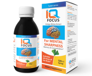 IQ Focus - Ginkgo Biloba Extract Syrup (120ml)